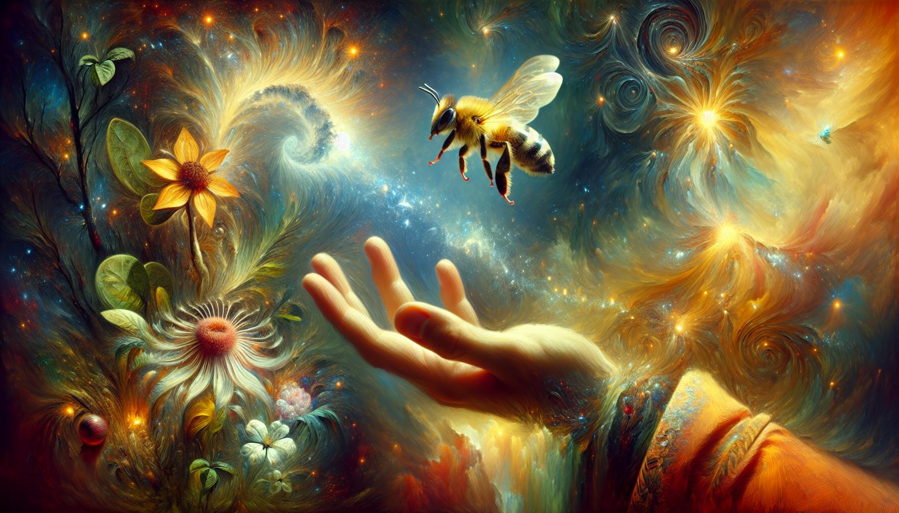 Une abeille se pose sur moi : quelle signification ?