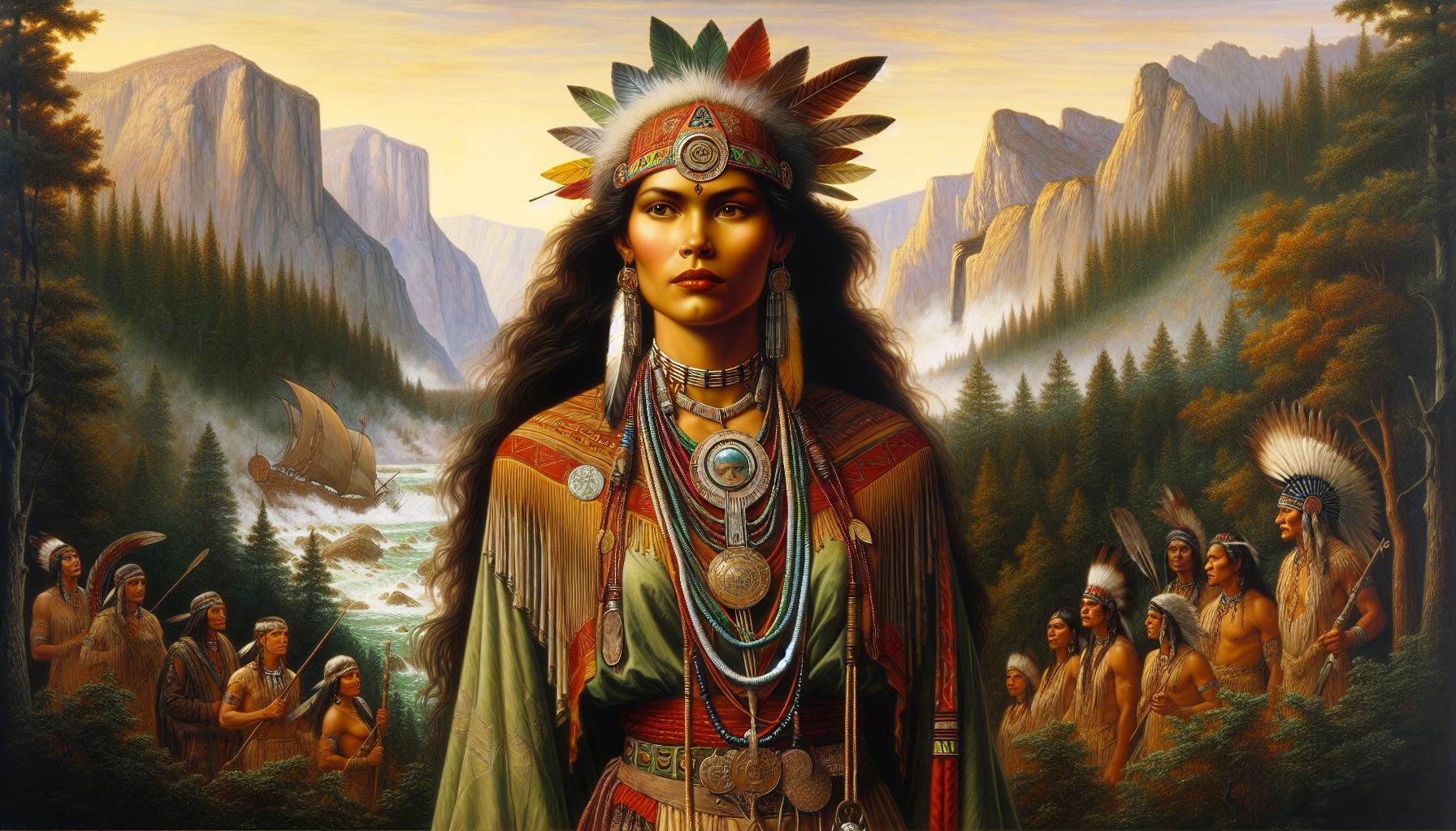 Aataenstic : femme Légendaire et Fondatrice des Indiens Hurons
