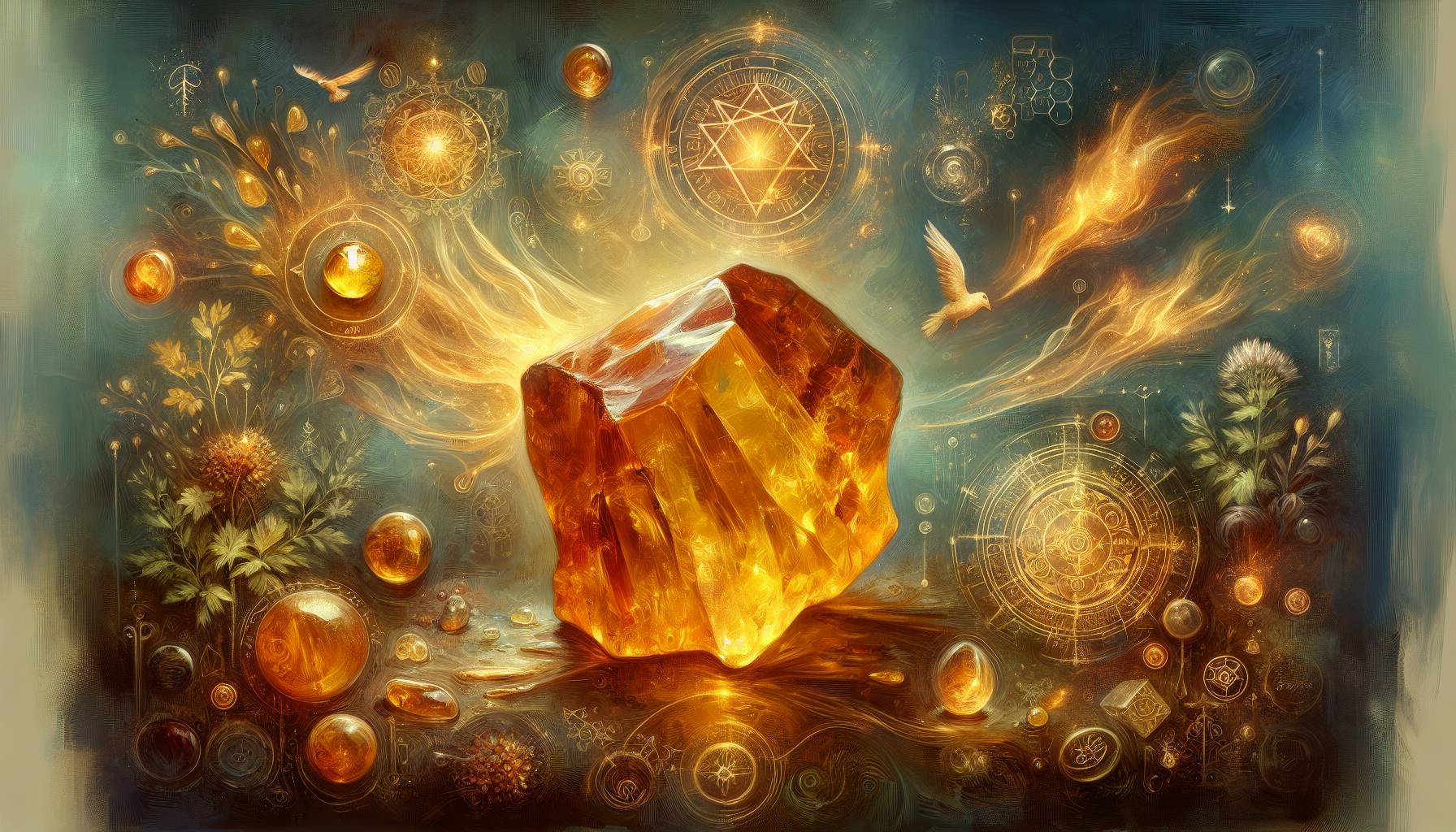 L'ambre en lithothérapie : Vertus, Bienfaits et Signification