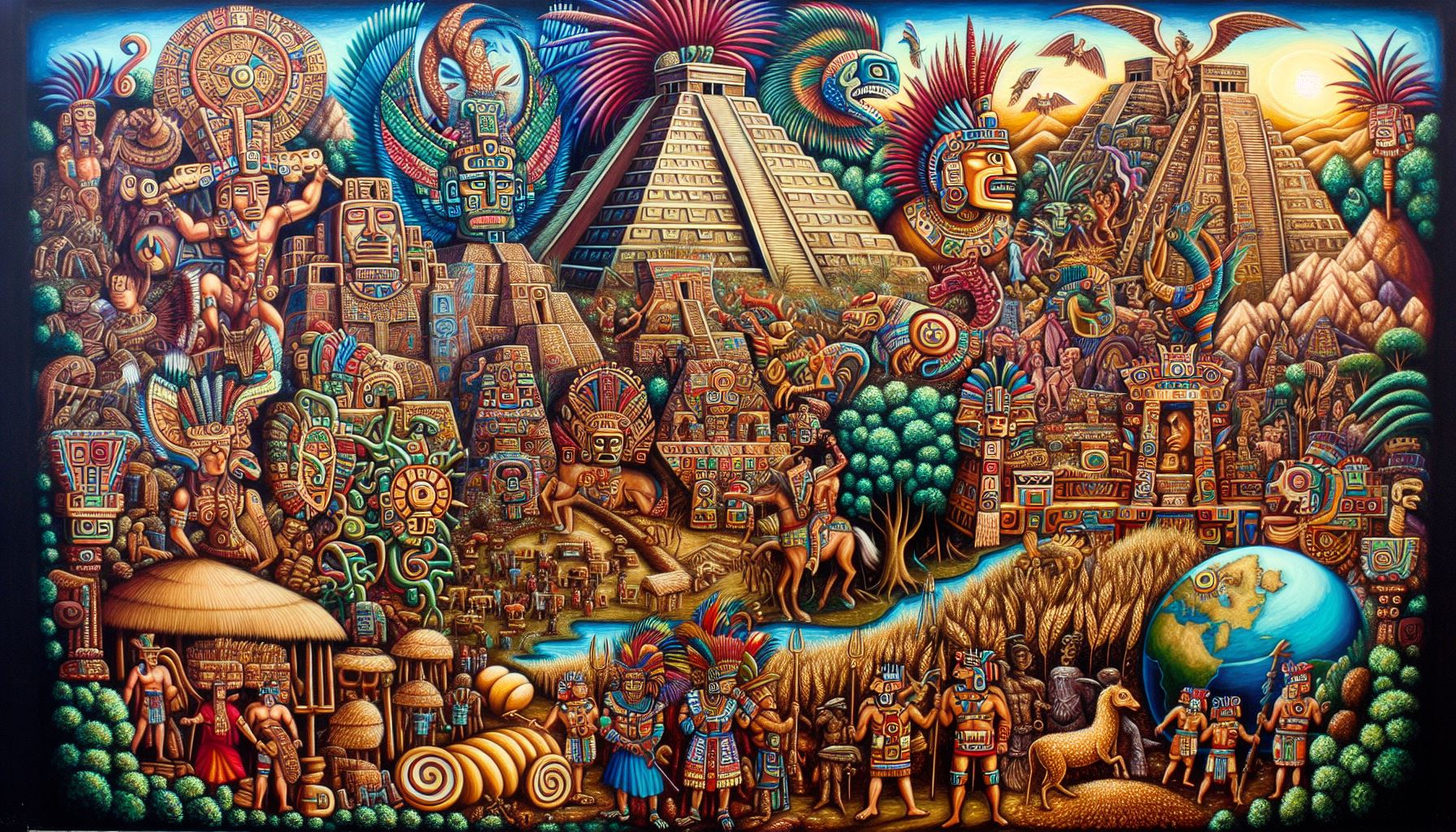 Symboles Aztèques : une civilisation et une religion uniques