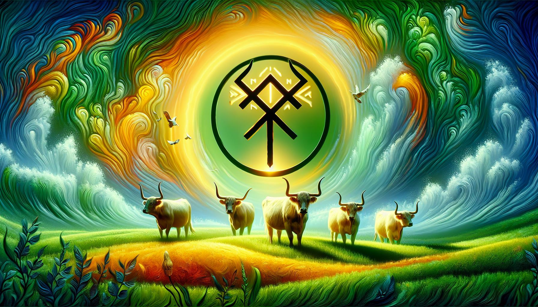 Fehu (ᚠ) : Rune du bétail, symbole de la richesse et de la prospérité