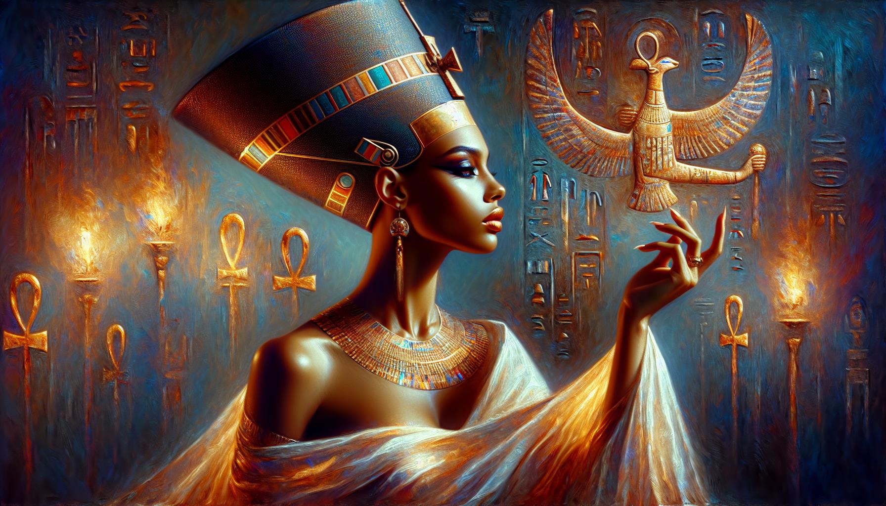 Néfertiti : une Reine Éternelle (explorons sa profondeur spirituelle)