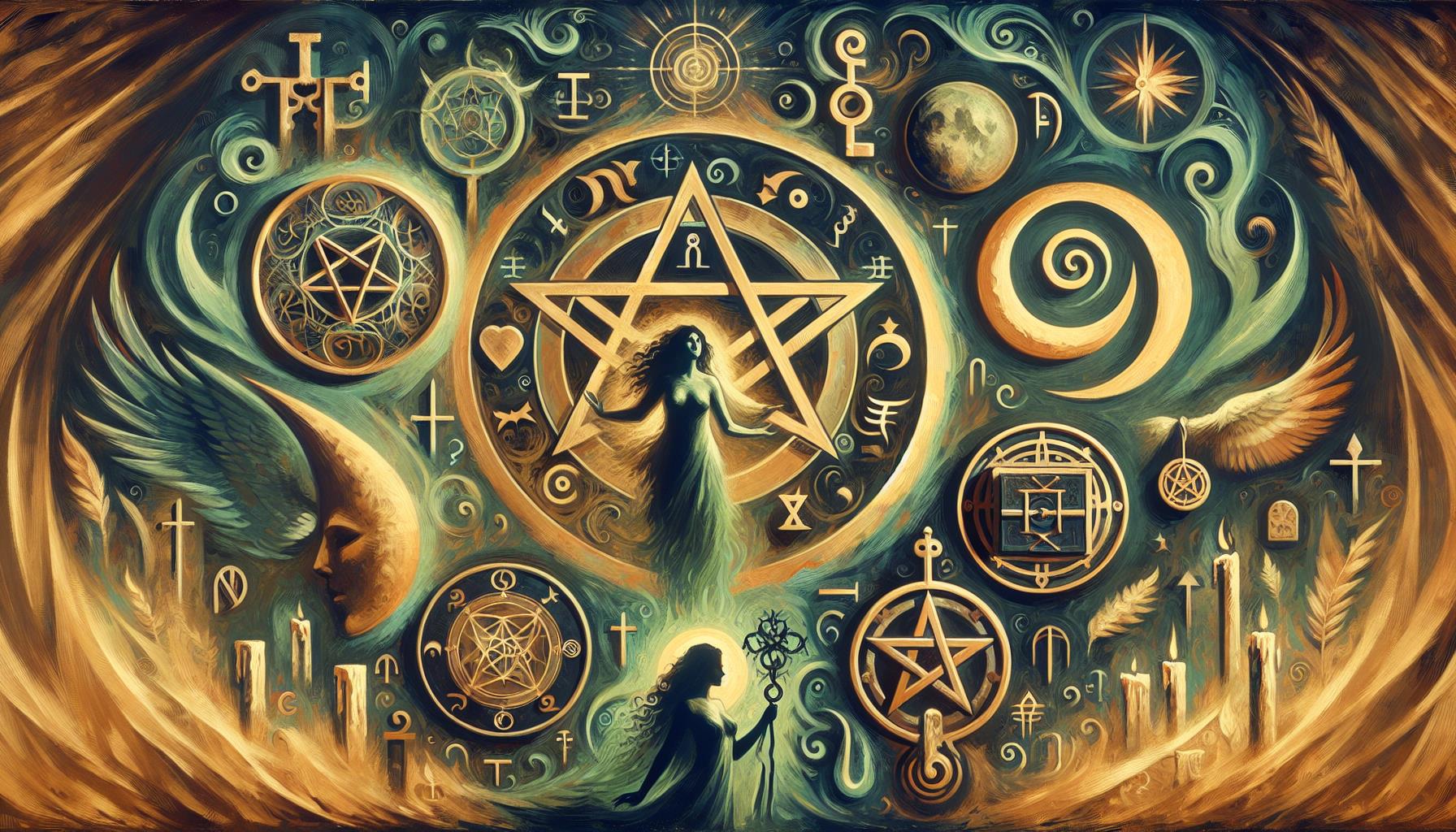 Symbole von wicca: schalten sie ihre schlüssel zur macht frei
