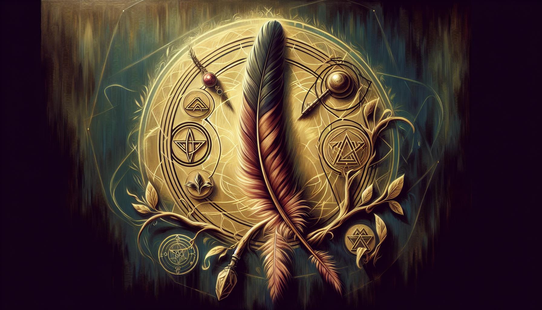 La Plume Porte-Bonheur : grand symbole amérindien