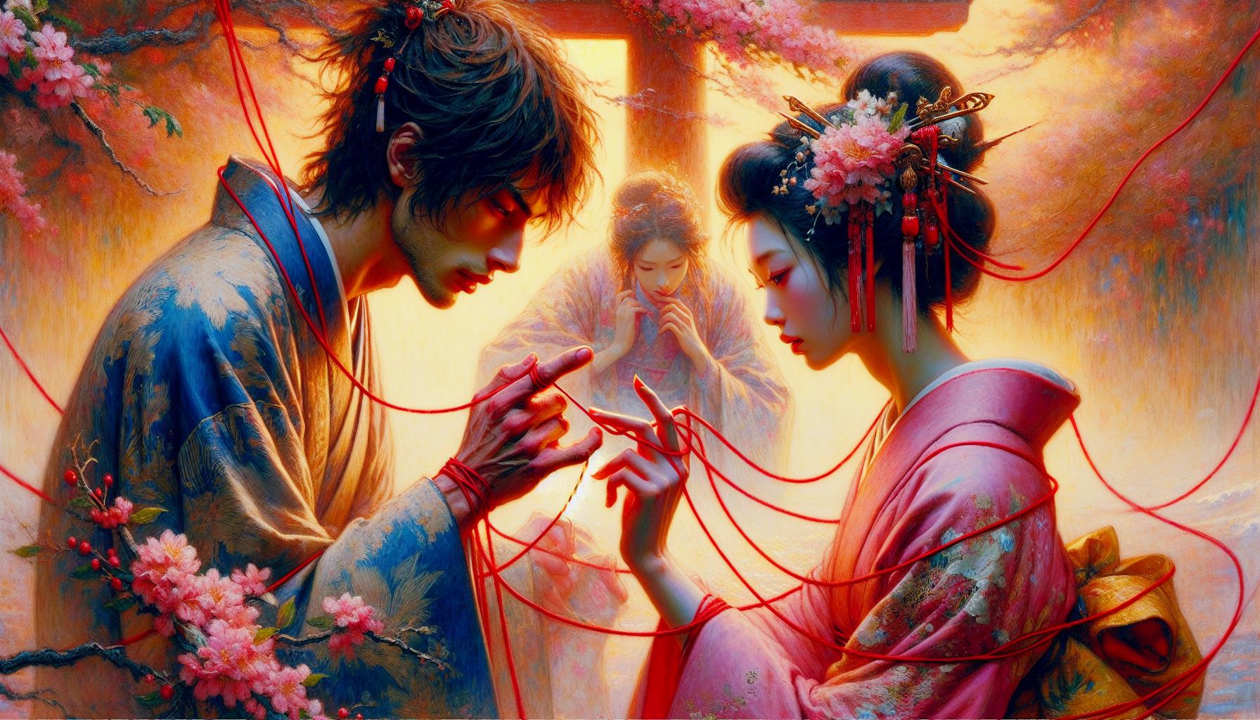 La légende du Fil Rouge du Destin : folklore japonais