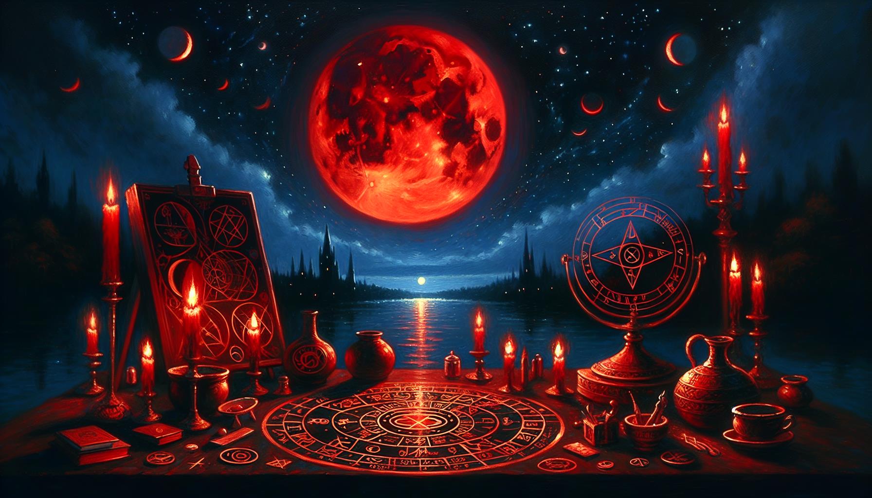 Comprendre la significaition de la Lune Rouge (magie et ésotérisme)