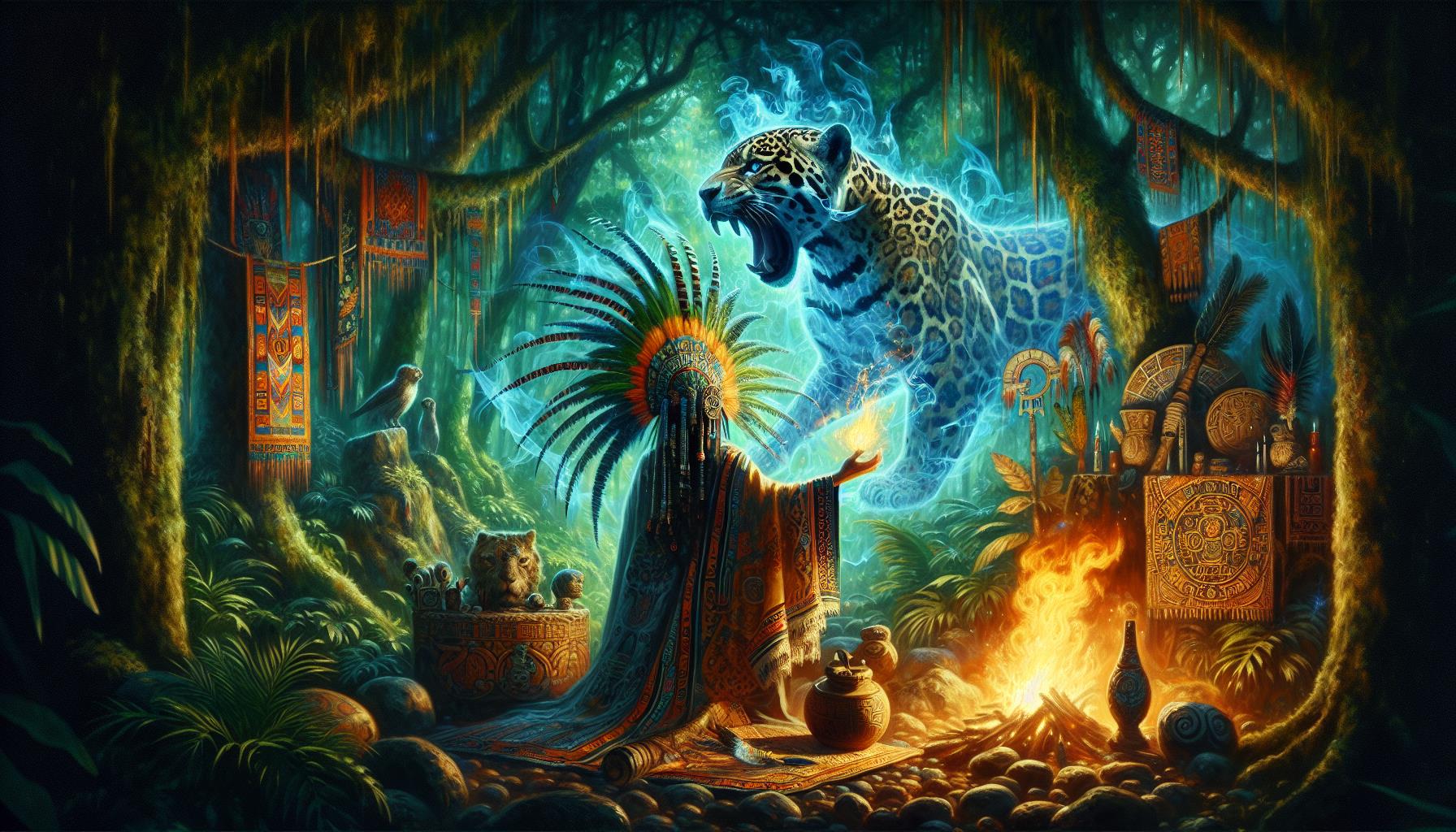 Comprendre le symbole du jaguar : animal chamanique des maya