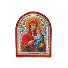 Load image into Gallery viewer, Icône de la Vierge Marie tenant l'enfant Jésus - image 1