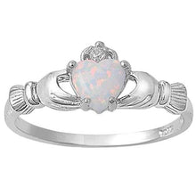 Cargar imagen en el visor de la galería, Anneau de Claddagh irlandais - image 1