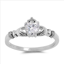 Cargar imagen en el visor de la galería, Anneau de Claddagh irlandais - image 8