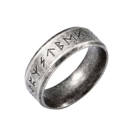 Bague au style ancien gravée de runes - image 1