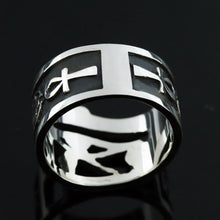 Laden Sie das Bild in den Galerie-Viewer, Bague gravée de l’œil d'Horus - image 4