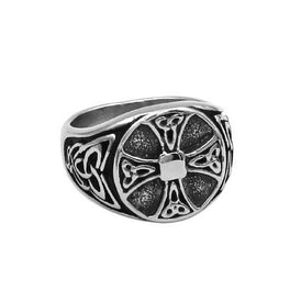 Bague stylisée portant la croix celtique - image 1