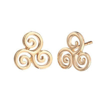 Charger l'image dans la galerie, Boucles d'oreille du triskel breton - image 2