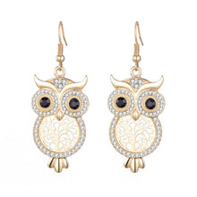 Load image into Gallery viewer, Boucles d'oreilles des chouettes de la nuit - image 1