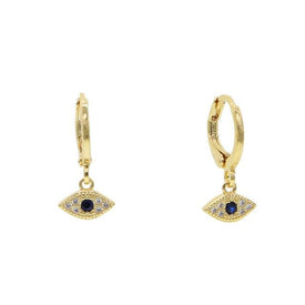 Boucles d'oreilles incrustées du Nazar Boncuk - image 1