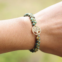 Charger l'image dans la galerie, Bracelet de l'arbre de vie aux pierres tressées - image 4