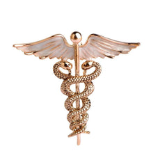 Laden Sie das Bild in den Galerie-Viewer, Broche du caducée d'Hermes - image 1