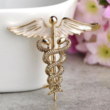 Laden Sie das Bild in den Galerie-Viewer, Broche du caducée d'Hermes - image 3