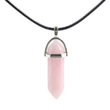 Charger l'image dans la galerie, Collier au cristal hexagonal - image 4