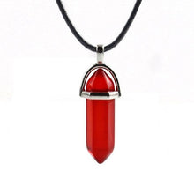 Charger l'image dans la galerie, Collier au cristal hexagonal - image 8