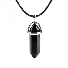Charger l'image dans la galerie, Collier au cristal hexagonal - image 7