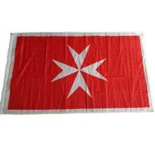 Laden Sie das Bild in den Galerie-Viewer, Drapeau de la croix de Malte - image 1
