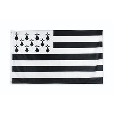 Laden Sie das Bild in den Galerie-Viewer, Drapeau régional du gwenn ha du breton - image 1