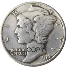 Charger l'image dans la galerie, Mercury dime de 1916 - image 1