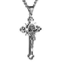 Cargar imagen en el visor de la galería, Pendentif au pieu crucifix - image 3