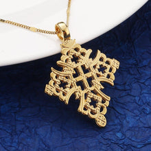 Laden Sie das Bild in den Galerie-Viewer, Pendentif avec une croix copte - image 2