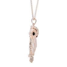Load image into Gallery viewer, Pendentif de chouette en pierres douces - image 2