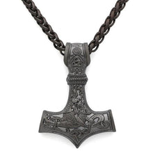 Laden Sie das Bild in den Galerie-Viewer, Pendentif du marteau Mjolnir - image 2