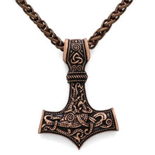 Laden Sie das Bild in den Galerie-Viewer, Pendentif du marteau Mjolnir - image 3