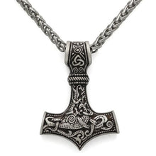 Laden Sie das Bild in den Galerie-Viewer, Pendentif du marteau Mjolnir - image 1
