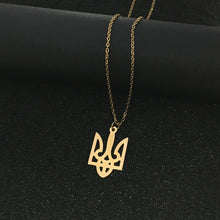 Load image into Gallery viewer, Pendentif du Tryzub ukrainien - image 2