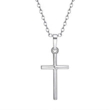 Laden Sie das Bild in den Galerie-Viewer, Pendentif fait d'une croix latine - image 1