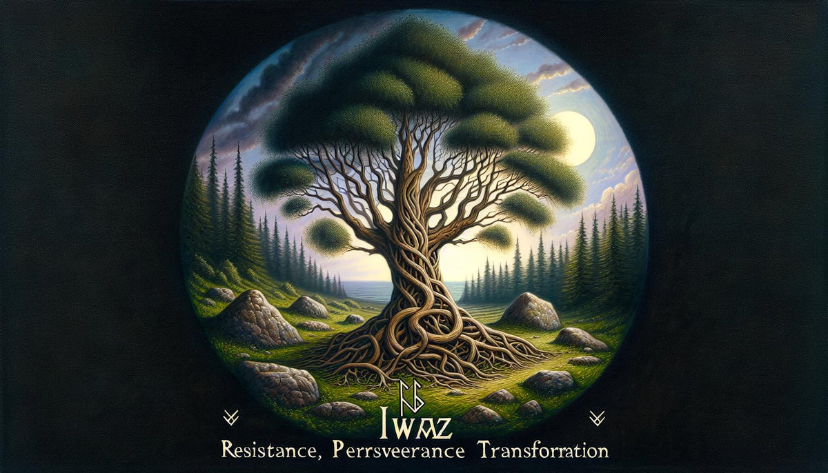 Iwaz (ᛇ): Rune der Eibe, Symbol für Widerstand, Ausdauer und Transform
