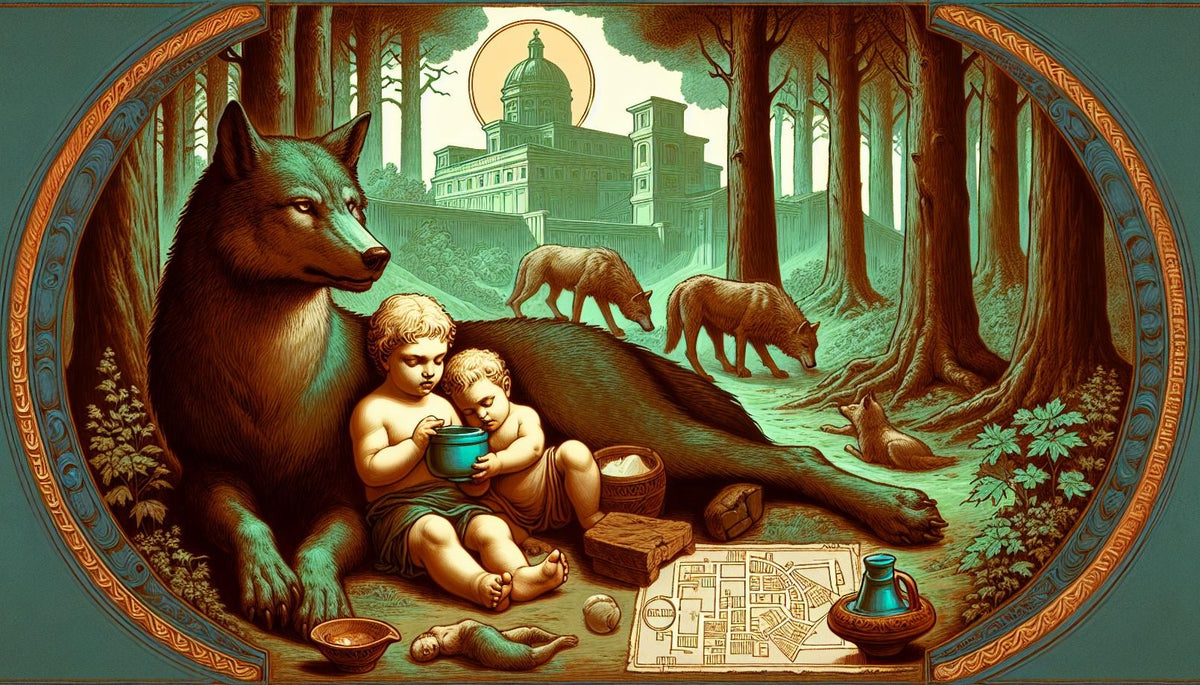 Rómulo y Remo: Leyenda de la Creación de Roma