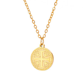 Amulett mit einem jerusalemkreuz