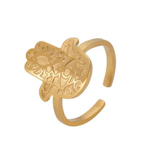 Cargar imagen en el visor de la galería, Anillo Oriental de la Mano de Fatma