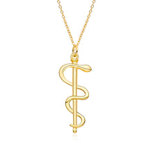 Charger l&#39;image dans la galerie, Pendentif du bâton d&#39;Asclépios