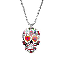 Cargar imagen en el visor de la galería, Collier de calavera mexicain - image 11