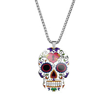 Cargar imagen en el visor de la galería, Collier de calavera mexicain - image 12