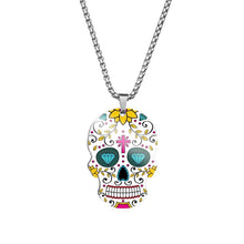 Cargar imagen en el visor de la galería, Collier de calavera mexicain - image 13