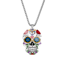 Cargar imagen en el visor de la galería, Collier de calavera mexicain - image 8