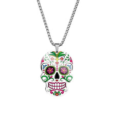 Cargar imagen en el visor de la galería, Collier de calavera mexicain - image 16