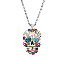 Cargar imagen en el visor de la galería, Collier de calavera mexicain - image 17