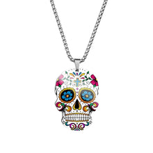Cargar imagen en el visor de la galería, Collier de calavera mexicain - image 18