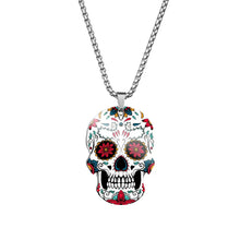 Cargar imagen en el visor de la galería, Collier de calavera mexicain - image 6